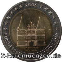 2 Euro Gedenkmünze Holstentor - Deutschland 2006