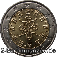 2 Euro Portugal 2002 Königliche Siegel van 1144