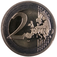 2 Eurom&uuml;nze aus Spanien mit dem Motiv Kathedrale von Burgos 