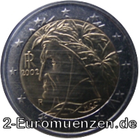 2 Euro Italien 2002 Dante Alighieri