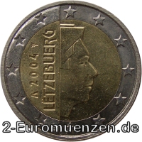 2 Euro Luxemburg 2002 Großherzog Henri von Luxemburg