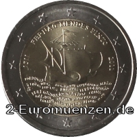 2 Euromünze aus Portugal mit dem Motiv Fernão Mendes Pinto