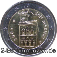 2 Euro San Marino 2002 Regirungspalast (Palazzo Pubblico)