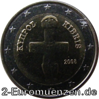 2 Euro Zypern 2008 Idol von Pomos